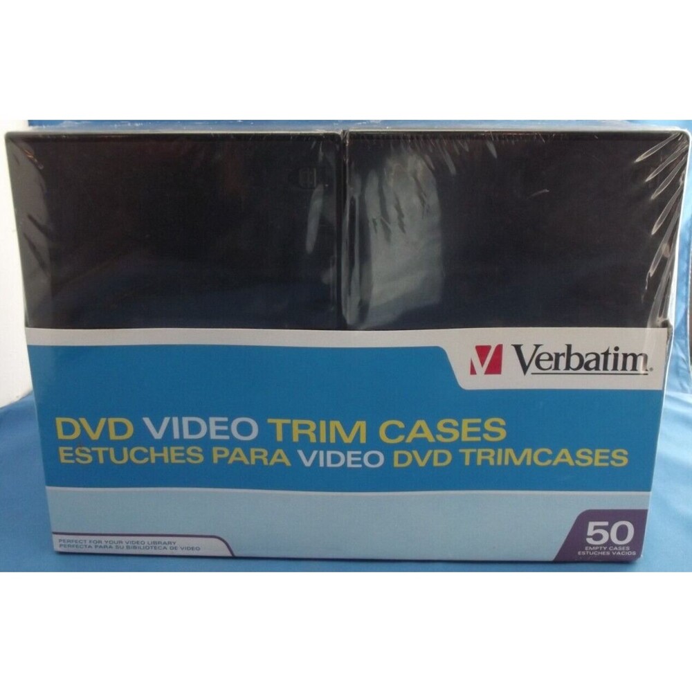 Verbatim 95094 CD/DVD Video Trim Case - 50 Pack